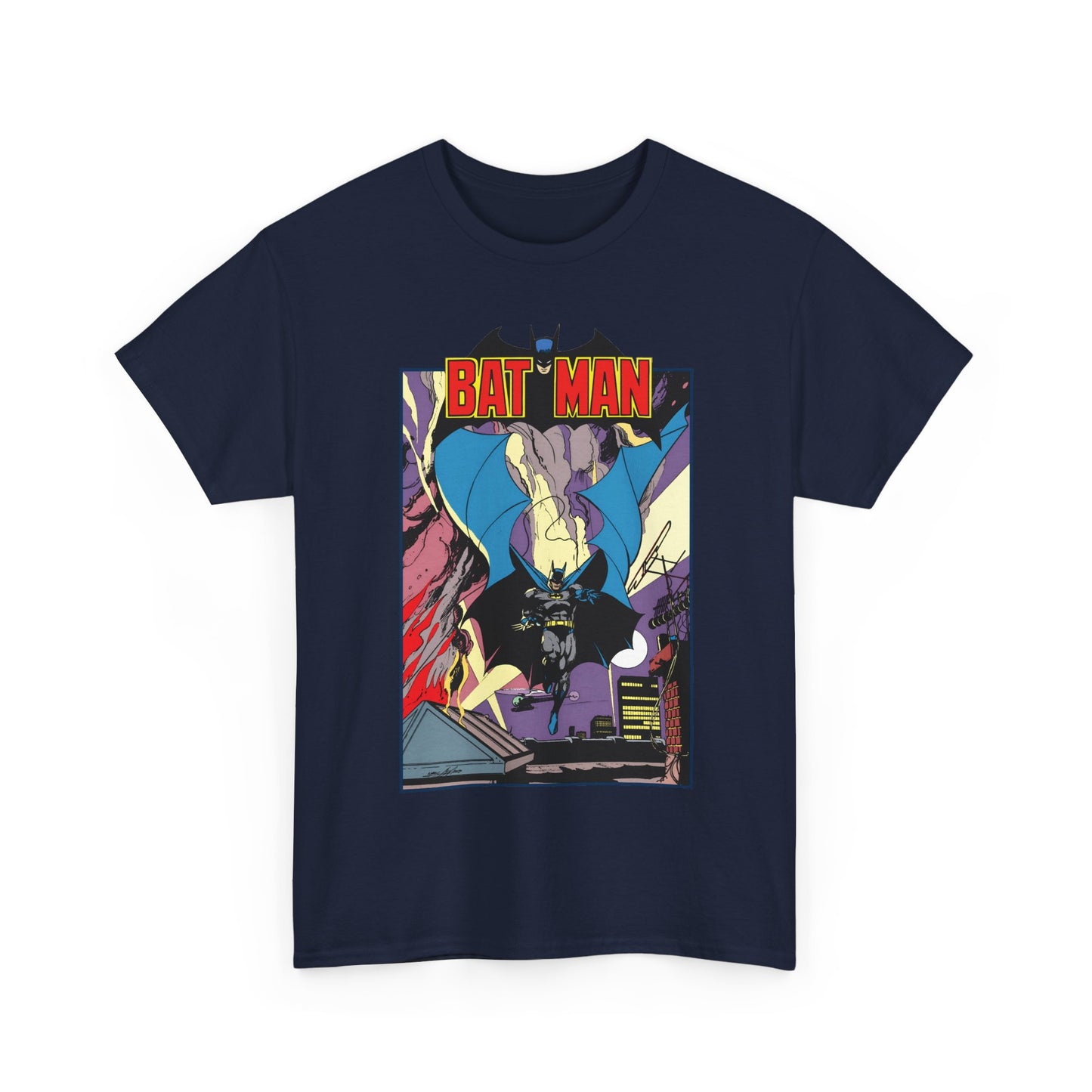 Batman T-Shirt - Neal Adams Art - Retro Bronze-Age Art - DC Comics