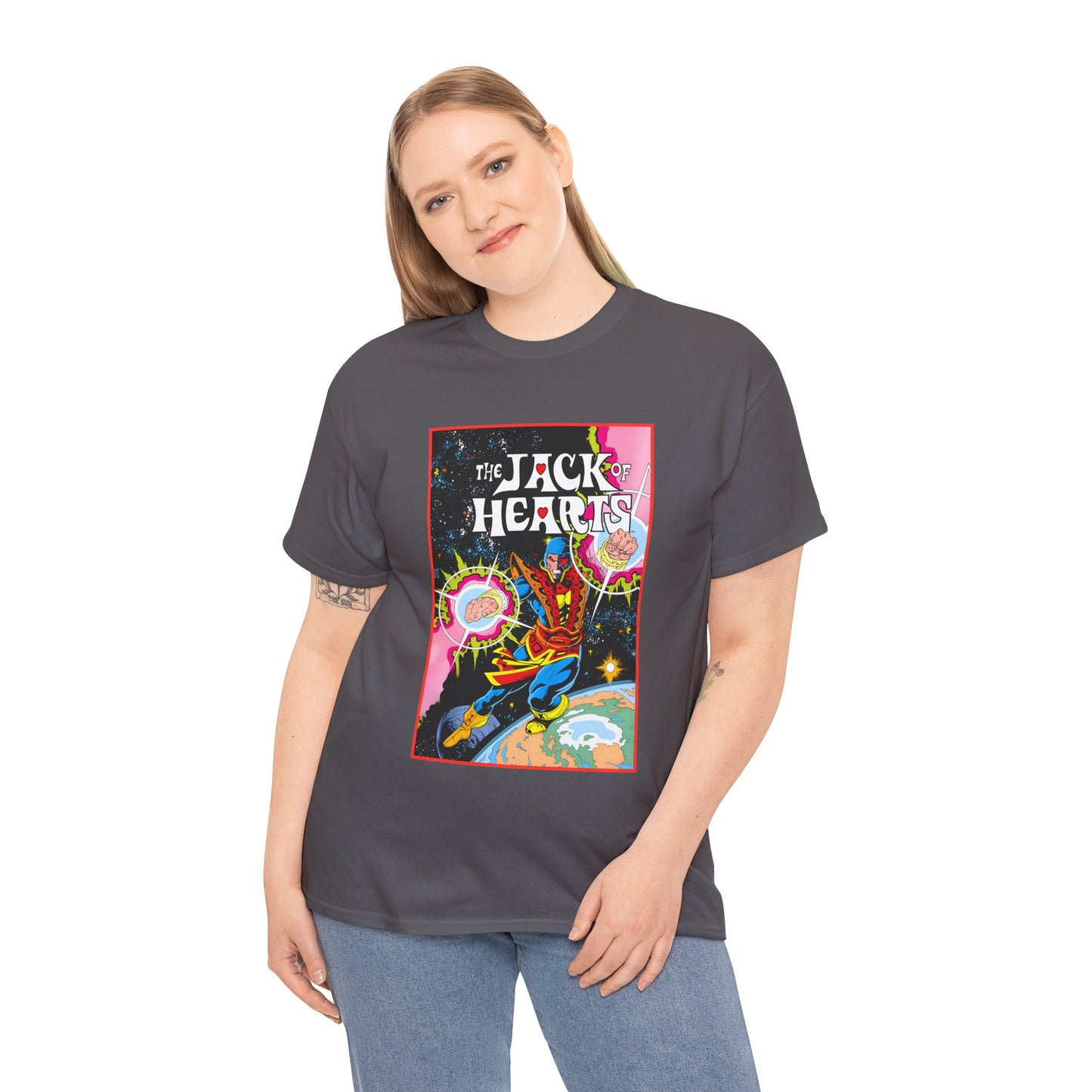 Jack of Hearts T-Shirt - Marvel Comics - Avengers Member - She-Hulk Beau - Zero Fluid - Popular 80s Character