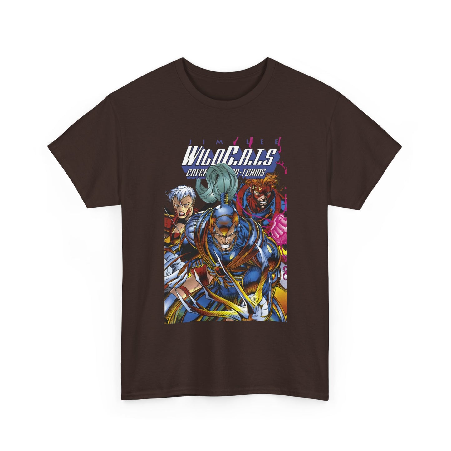 Wildcats T-Shirt - Jim Lee Art - Spartan, Warblade, Zealot - DC/Wildstorm/Image Comics