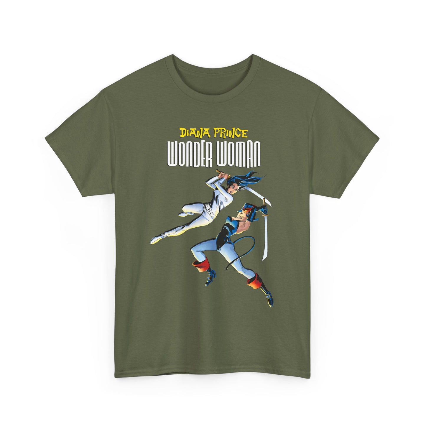 Diana Prince Wonder Woman  T-Shirt - From Diana's 1970s White Suit No-Powers Years - Bronze Age DC Comics