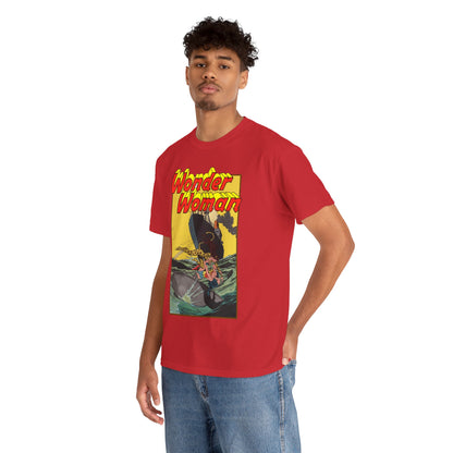 Wonder Woman Vs Cheetah T-Shirt - Rich Buckler & Dan Giordano Art - DC Comics