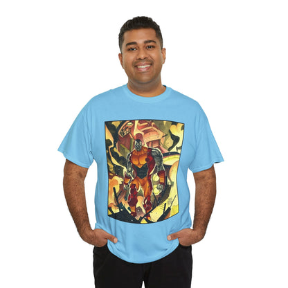 Colossus T-Shirt - Fighting a Sentinel - Marvel Comics