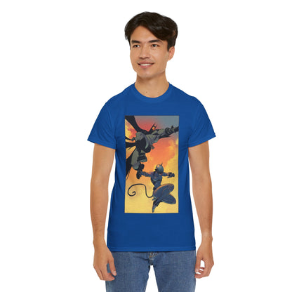 Absolute Batman & Absolute Catwoman T-Shirt - Nick Dragotta Art - DC Comics All-In