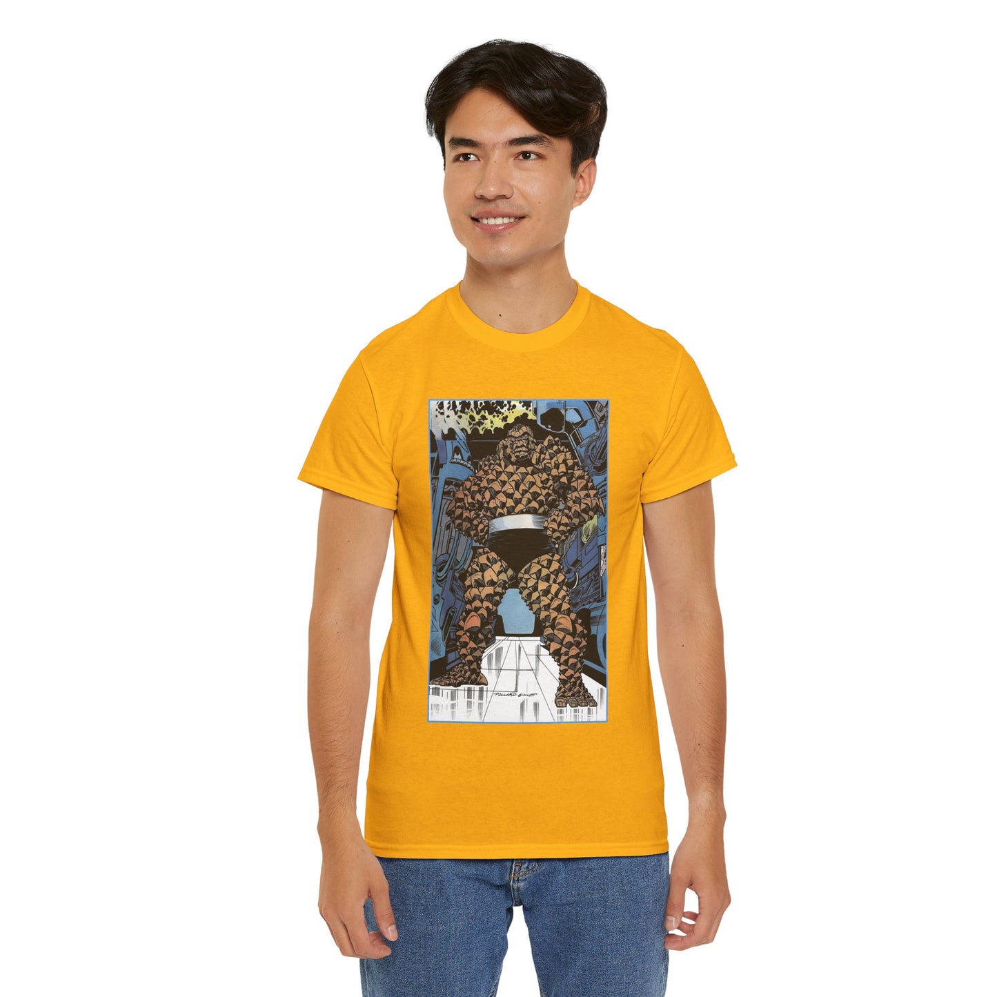 The Thing T-Shirt - Keith Pollard Art - Fantastic Four Pin-Up - Marvel Comics