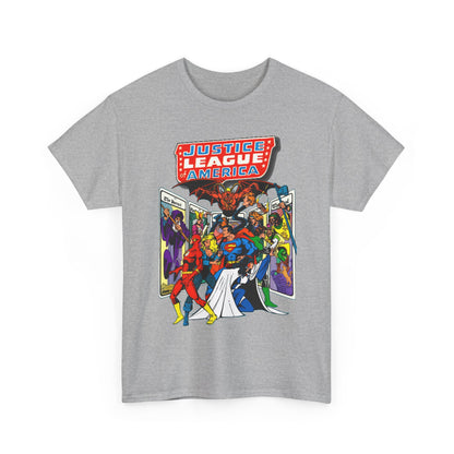 Justice League of America T-Shirt - George Perez Art - Vs Tarot Gang - DC Comics