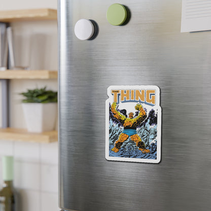 The Thing Die-Cut Magnet - John Byrne Art - Fantastic Four Member - Post Secret Wars Series - Ben Grimm - Marvel Comics - 3", 4", 5", 6"