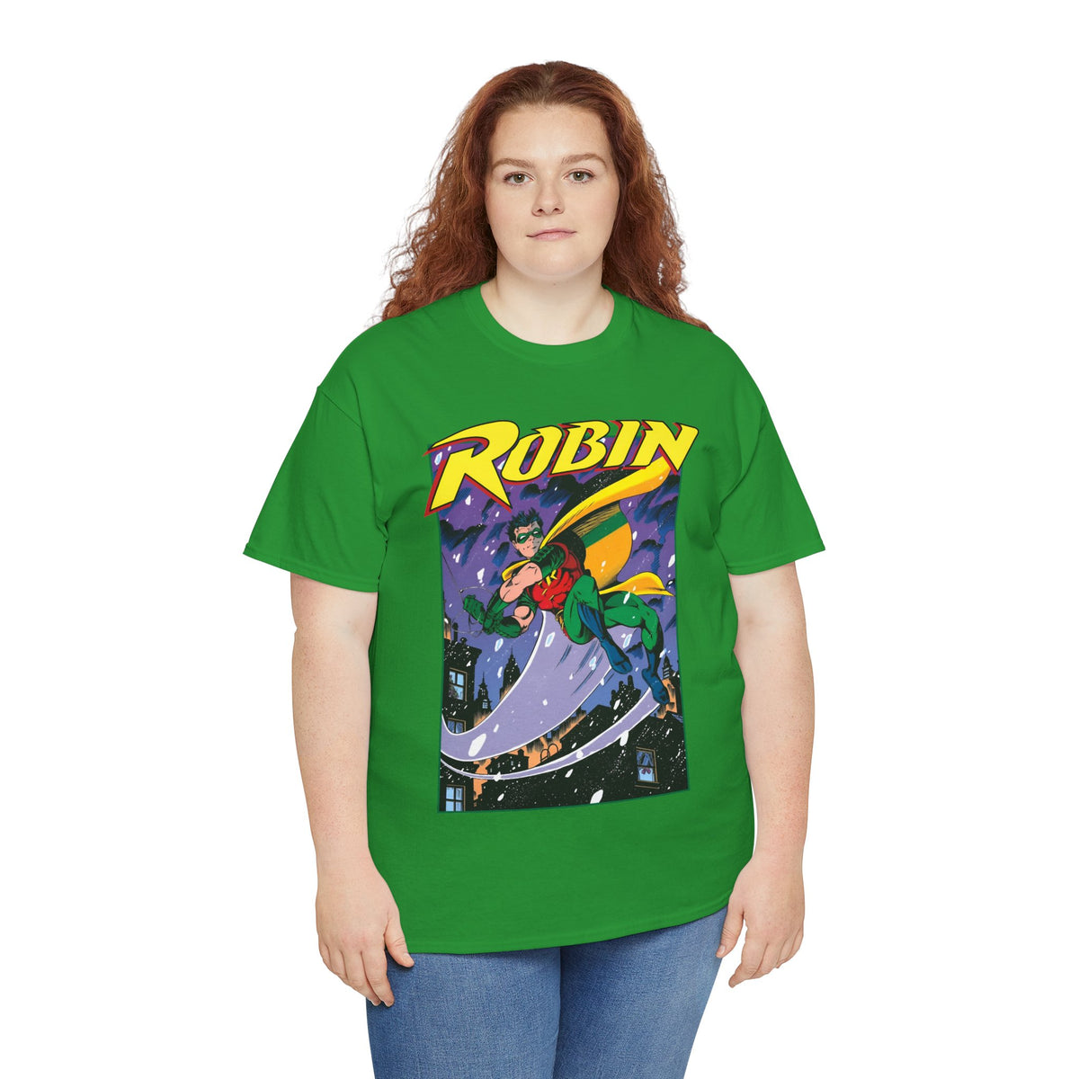 Robin T-Shirt - Tom Grummett Art - Tim Drake, Batman Family, Gotham City - DC Comics