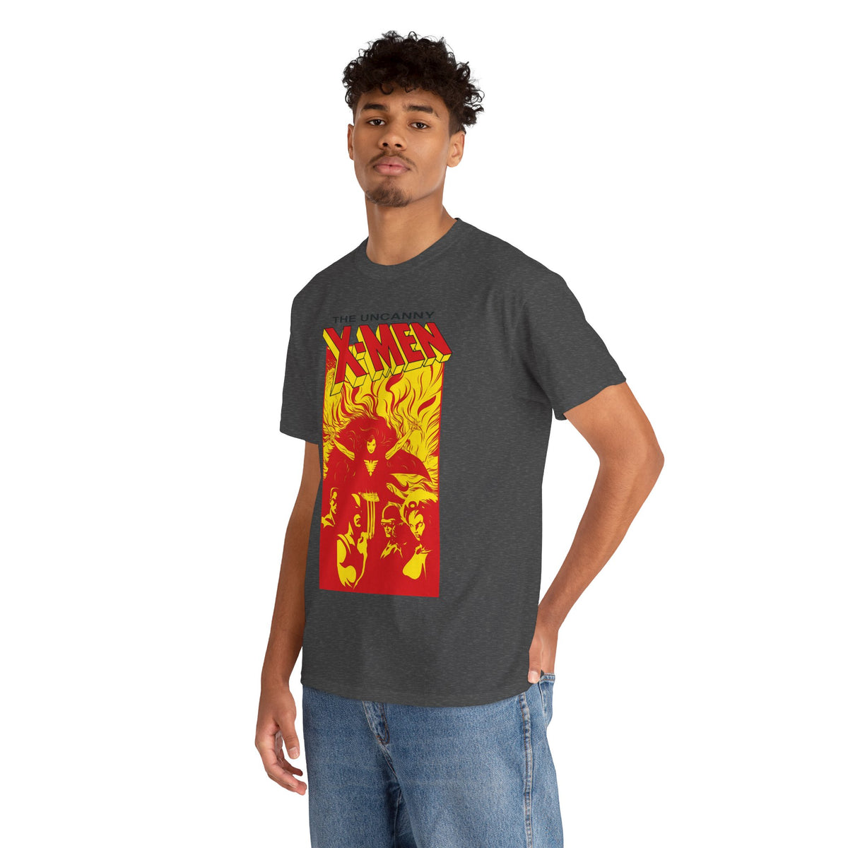 Uncanny X-Men T-Shirt - Steve Lightle Art - Dark Phoenix, Cyclops, Wolverine - Marvel Comics