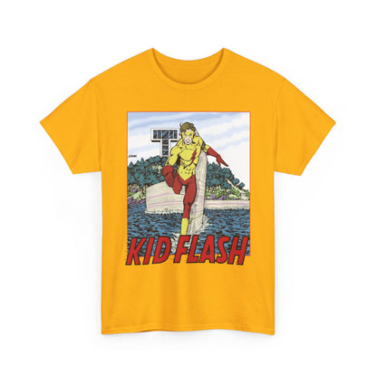 Kid Flash T-Shirt - George Perez Art - Wally West - New Teen Titans Member - Titans Tower - Future Flash - DC Comics