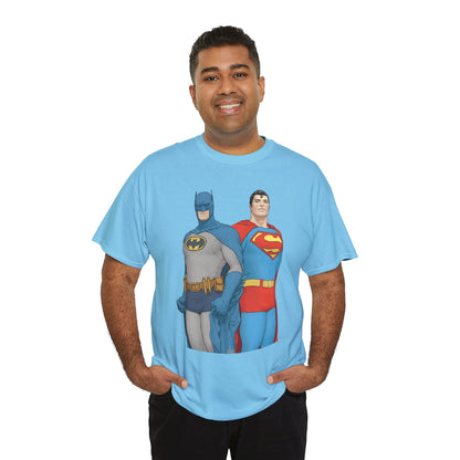 Batman & Superman T-Shirt - Frank Quitely Art - World's Finest Variant Cover Art - DC Comics