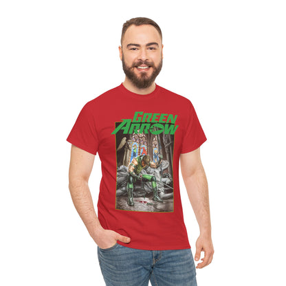 Green Arrow T-Shirt - Mauro Cascioli Art - DC Comics