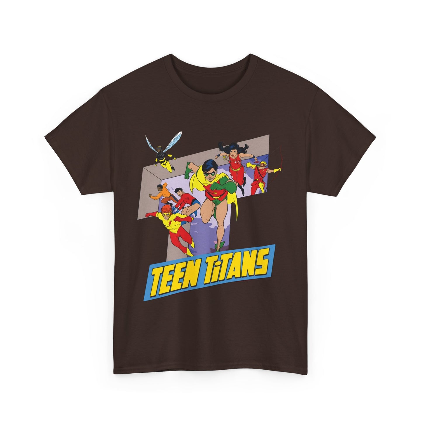 Teen Titans T-Shirt - Robin, Wonder Girl, Kid Flash, Speedy, Bumblebee, Mal, Aqualad - DC Comics