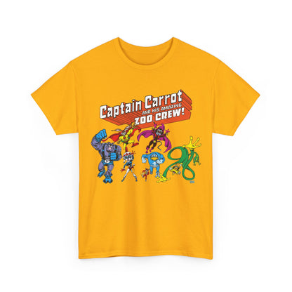 Captain Carrot & the Zoo Crew T-Shirt - 1980s Funny Animal Comic Series - DC Comics