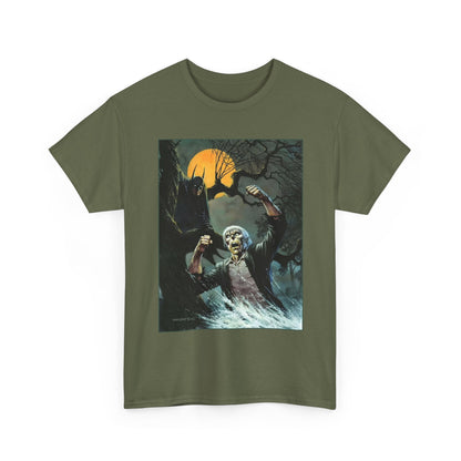 Solomon Grundy T-Shirt - Bernie Wrightson Art - Batman Watching From the Trees - DC Comics