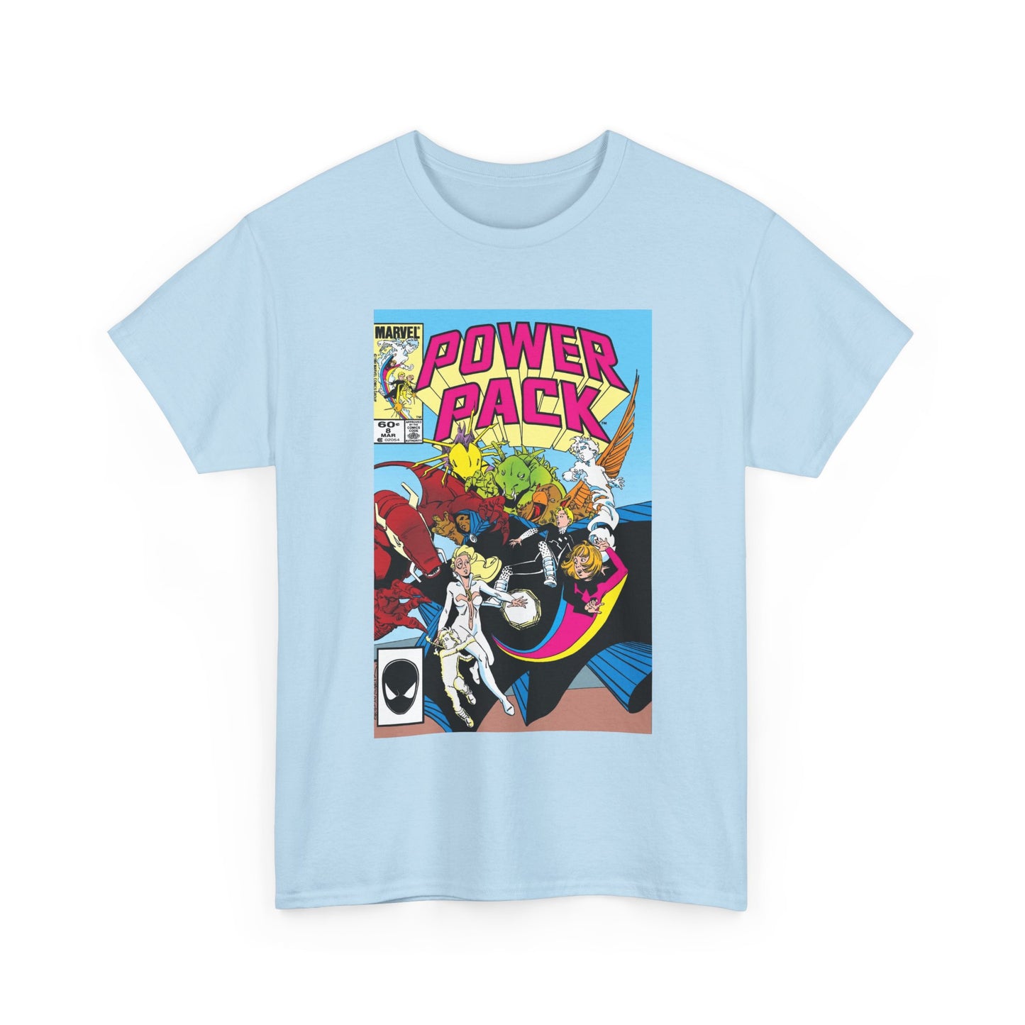 Power Pack #8 T-Shirt - With Cloak & Dagger - Marvel Comics