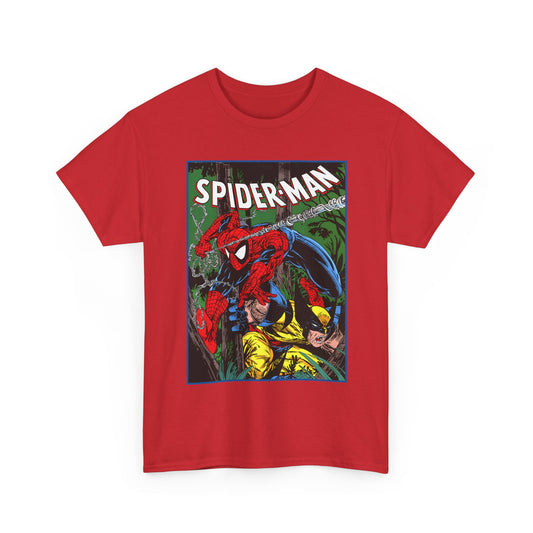 Spider-Man & Wolverine T-Shirt - Todd McFarlane Art - Marvel Comics