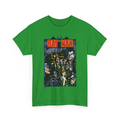Batman T-Shirt - George Perez Art - Arkham Asylum - Joker, Catwoman, Poison Ivy, Riddler, Nightwing - DC Comics