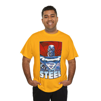 Steel T-Shirt - Superman Family - Reign of the Supermen - John Henry Irons - Steelworks - DC Comics
