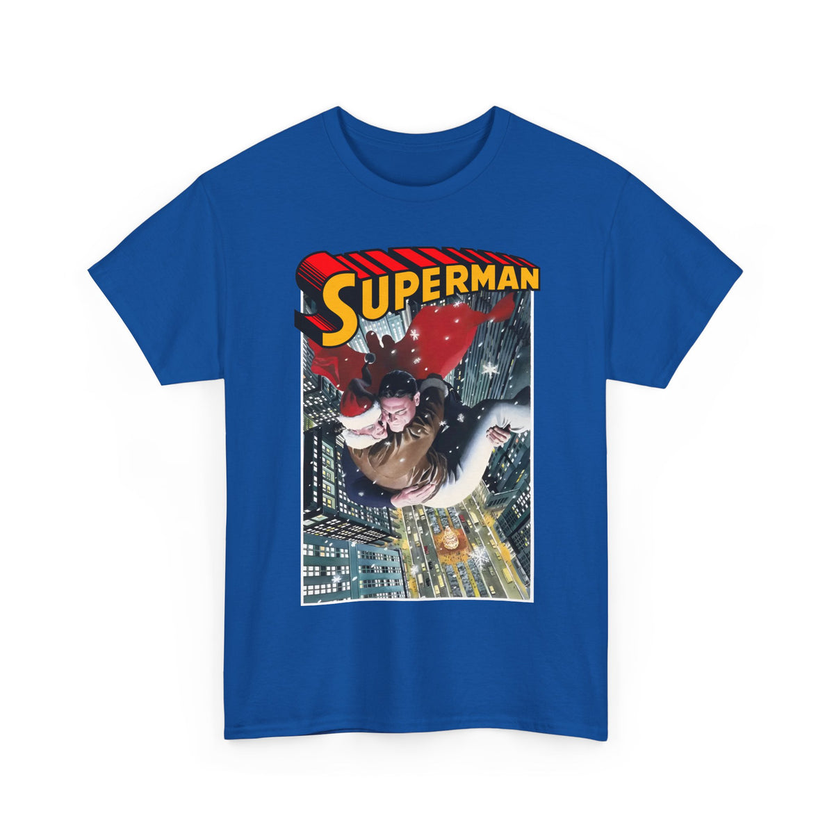 Superman Christmas T-Shirt - Alex Ross Art - DC Comics