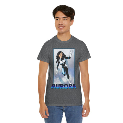Aurora T-Shirt - John Byrne Art - Alpha Flight Member - Marvel Comics