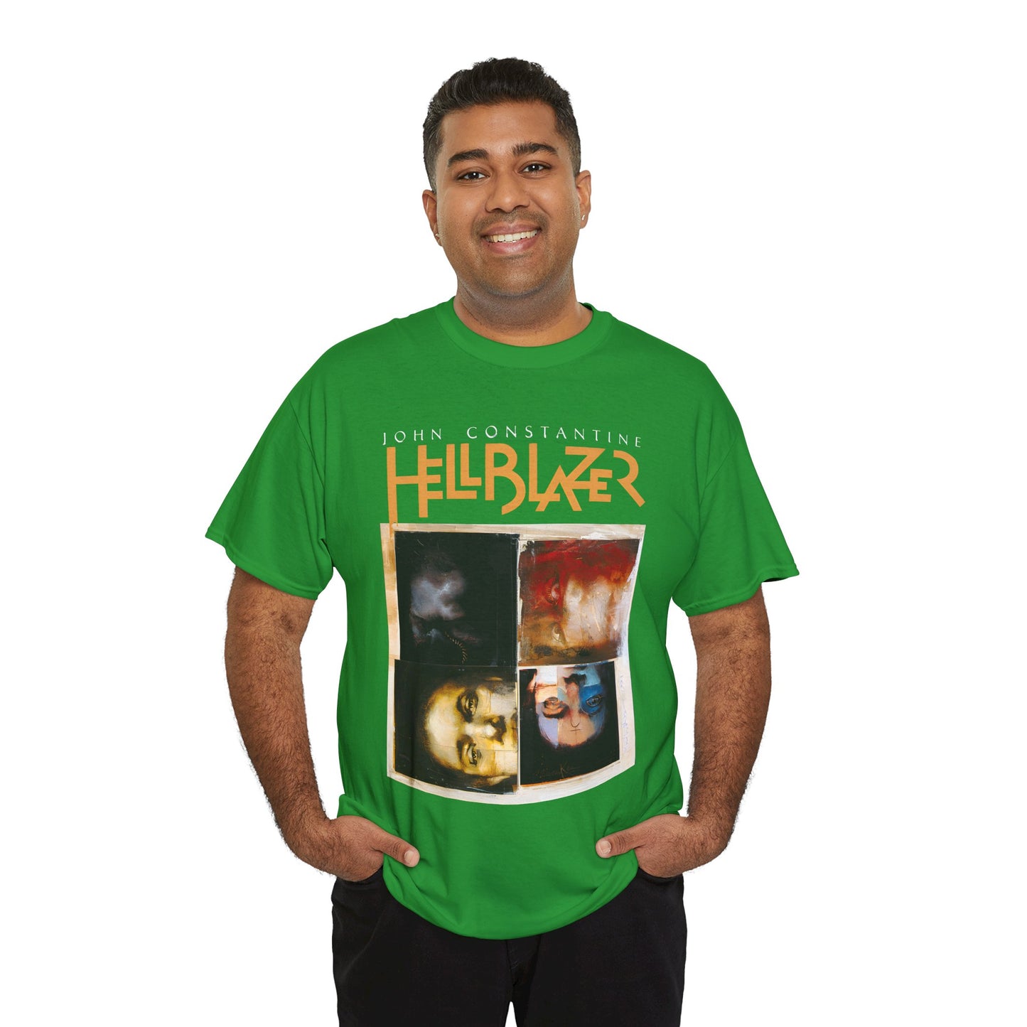 John Constantine Hellblazer T-Shirt - Dave McKean Art - DC Comics, Vertigo