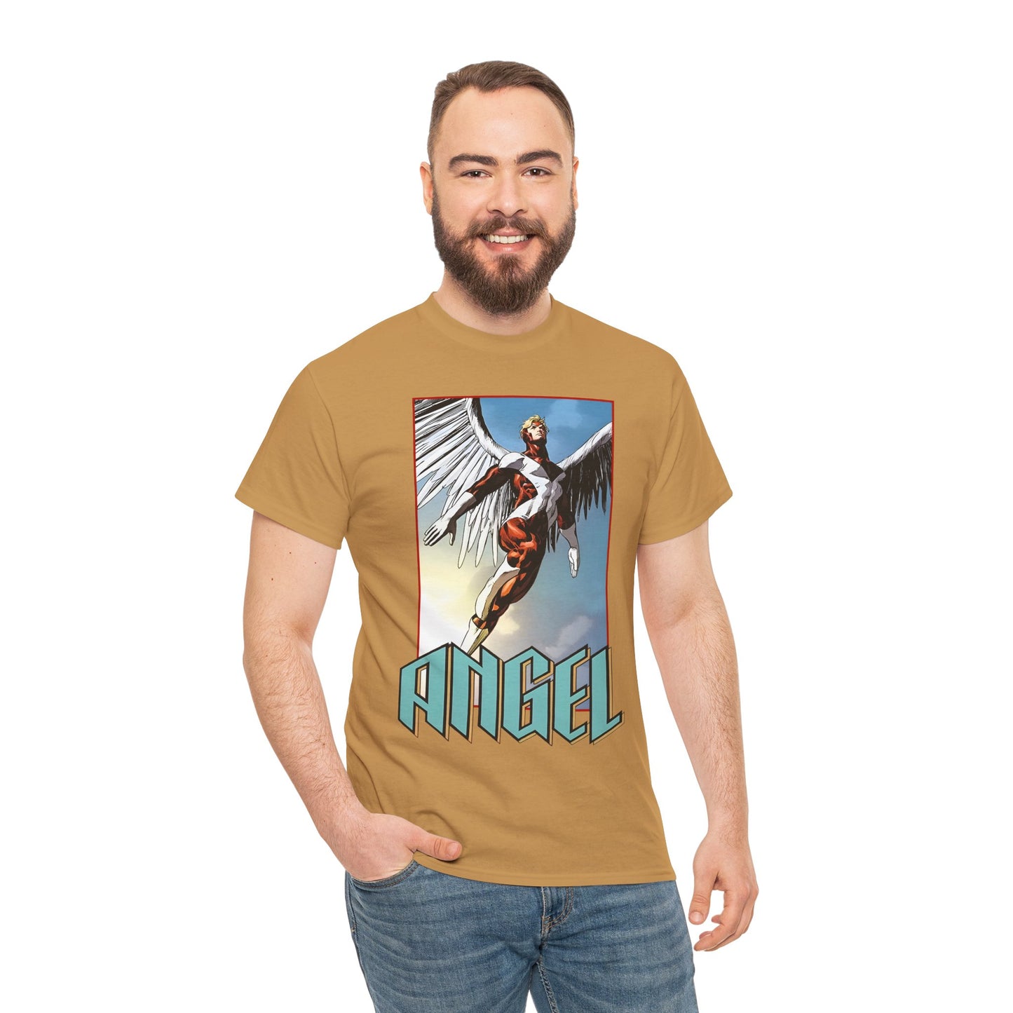Angel T-Shirt - Mike Deodato Art - Marvel Comics X-Men Member