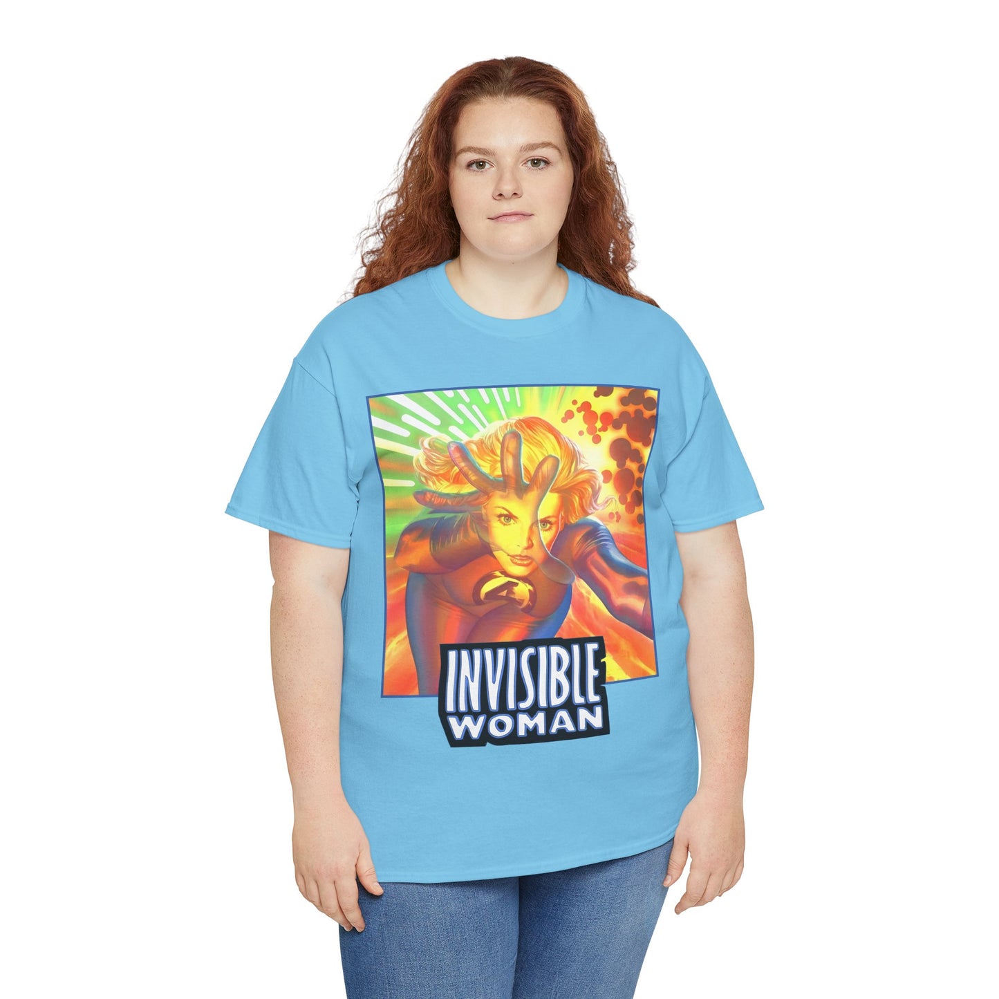 Invisible Woman Shirt - Alex Ross Art - Fantastic Four Member - Marvel Comics