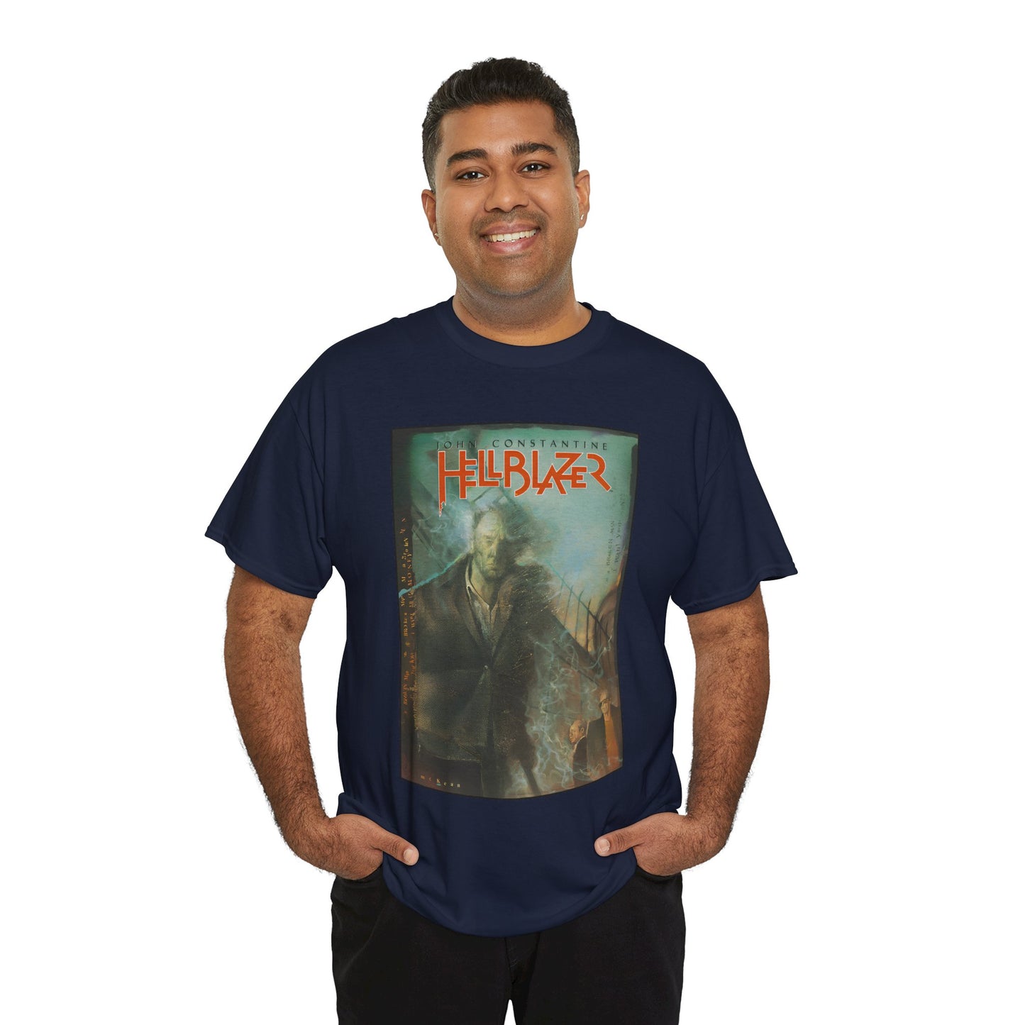 John Constantine Hellblazer T-Shirt - Dave McKean Art - #19 Cover - DC Comics, Vertigo Comics