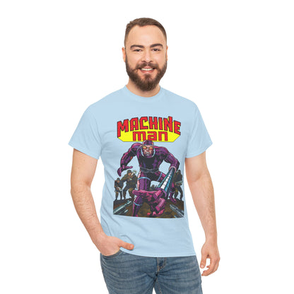 Machine Man T-Shirt - Jack Kirby Creation - Popular 1970s Hero - Marvel Comics