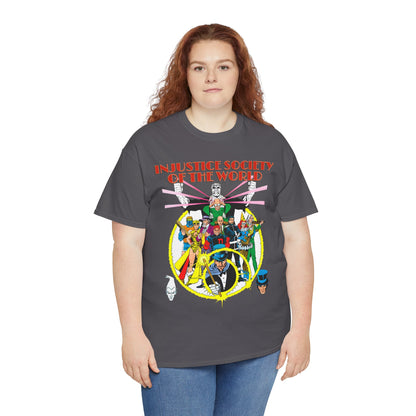 Injustice Society of America T-Shirt - George Perez Art - Justice Society/JSA Foes - Solomon Grundy, Huntress, Per Degaton, The Shade, Vandal Savage - DC Comics - Golden Age