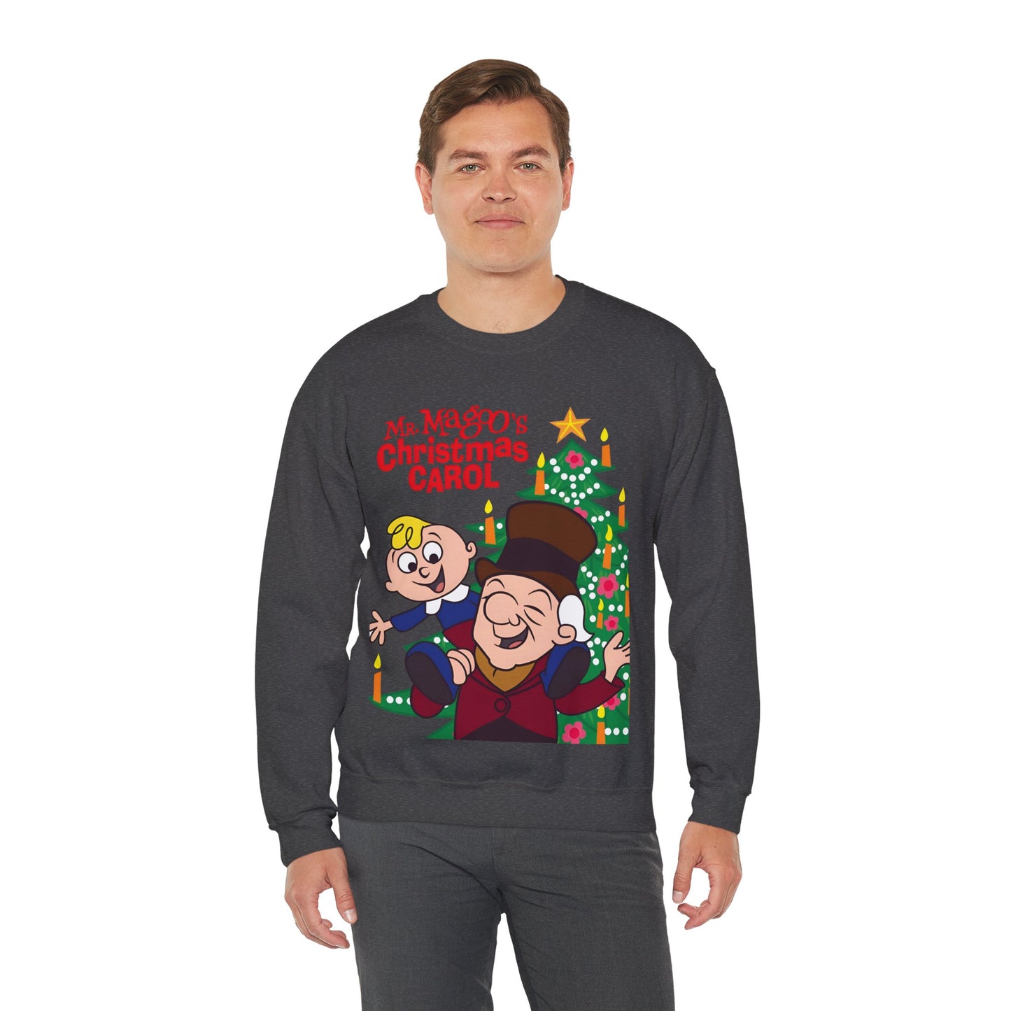 Mr. Magoo's Christmas Carol Crewneck Sweatshirt - UPA 1960s TV Holiday Special