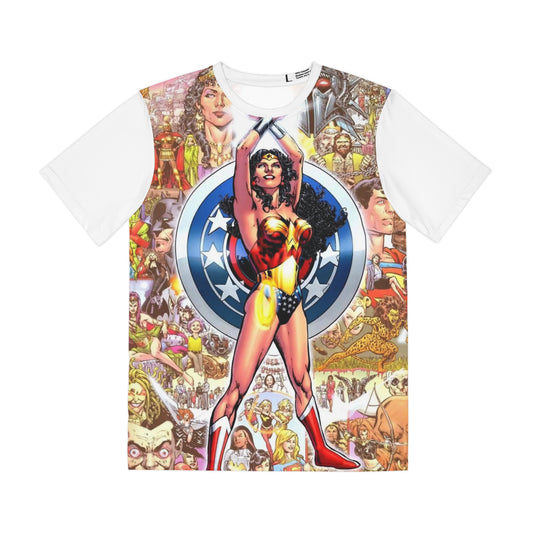 Wonder woman All-Over Print Tee (Polyester) - Phil Jimenez Art - DC Comics (IMPROVED PLACEMENT AND PRINTING TECHNIQUES)
