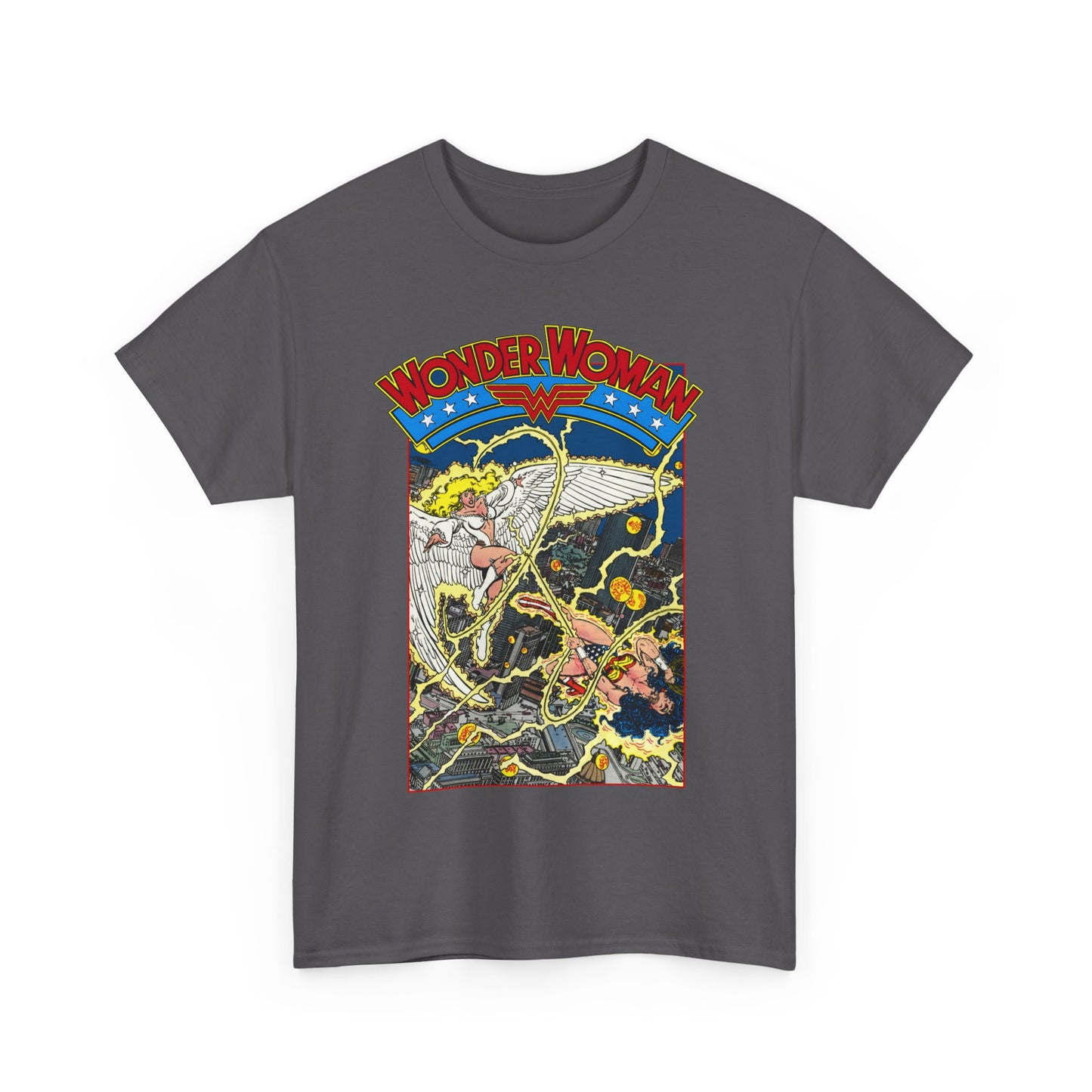 Wonder Woman T-Shirt - George Perez Art - Vs Silver Swan - DC Comics