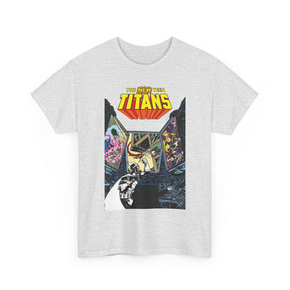 New Teen Titans T-Shirt - George Perez Art - Dr. Light, Titans Tower - DC Comics