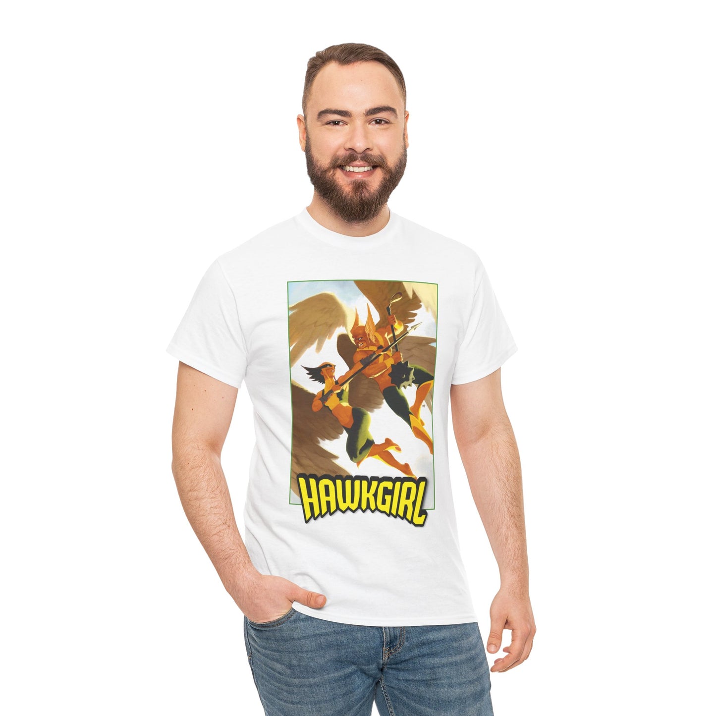 Hawkgirl T-Shirt - David Talaski Art - With Hawkman - DC Comics
