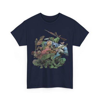 Batman T-Shirt - Daniel Warren Johnson Art - Vs The Mutant Gang from Frank Miller's The Dark Knight Returns - DC Comics