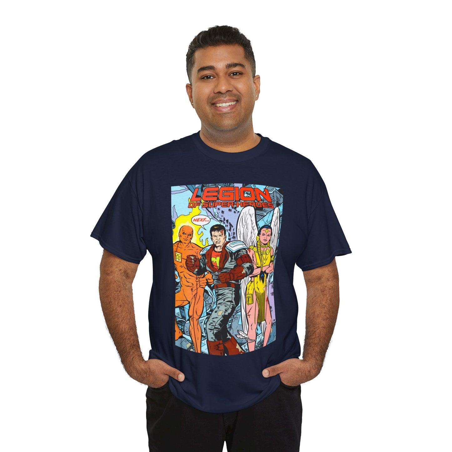 Legion of Super-Heroes #54 T-Shirt - Keith Giffen Art - DC Comics - LOSH