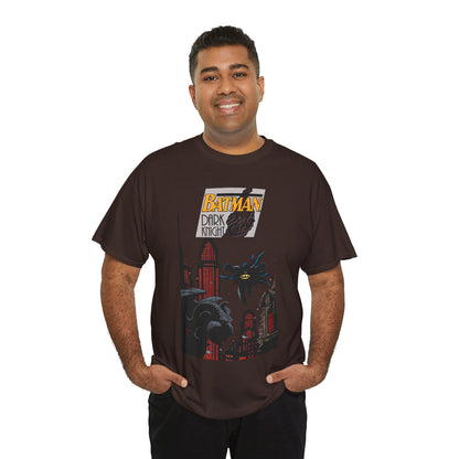 Batman: Dark Knight, Dark City T-Shirt - Mike Mignola Art - Gotham City, Bruce Wayne - 1990s Cover Art - DC Comics
