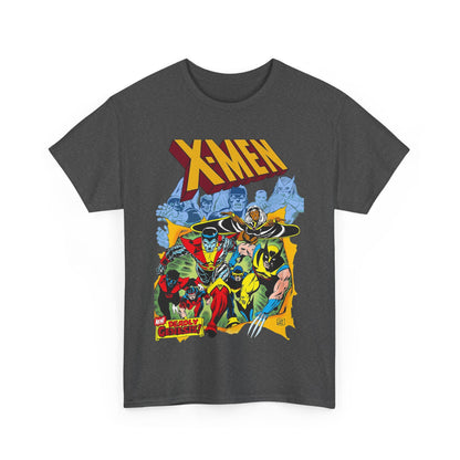 Giant-Sized X-Men T-Shirt - Dave Cockrum Art - Wolverine, Storm, Colossus, Cyclops, Nightcrawler, Thunderbird - New Chris Claremont Era - Marvel Comics