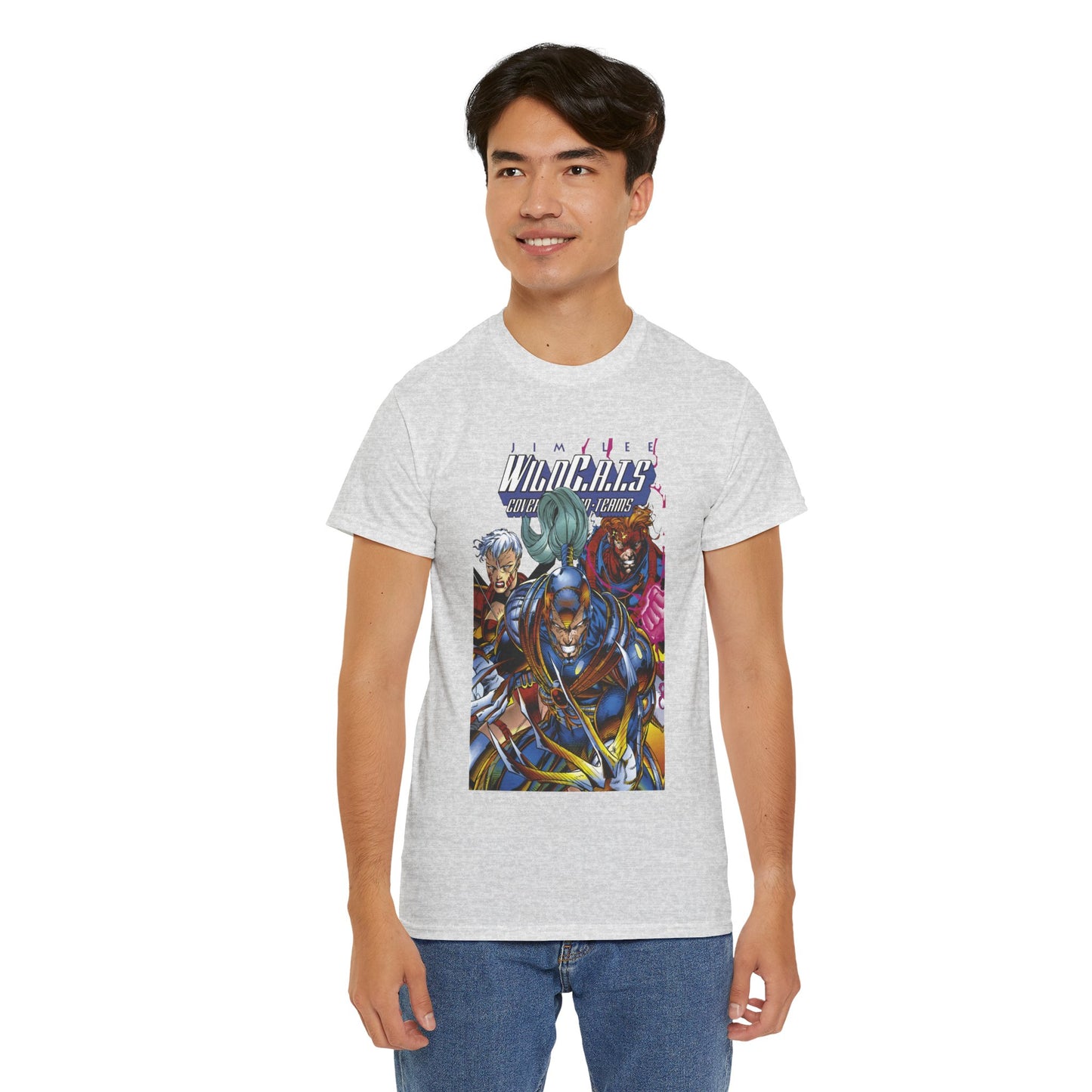 Wildcats T-Shirt - Jim Lee Art - Spartan, Warblade, Zealot - DC/Wildstorm/Image Comics