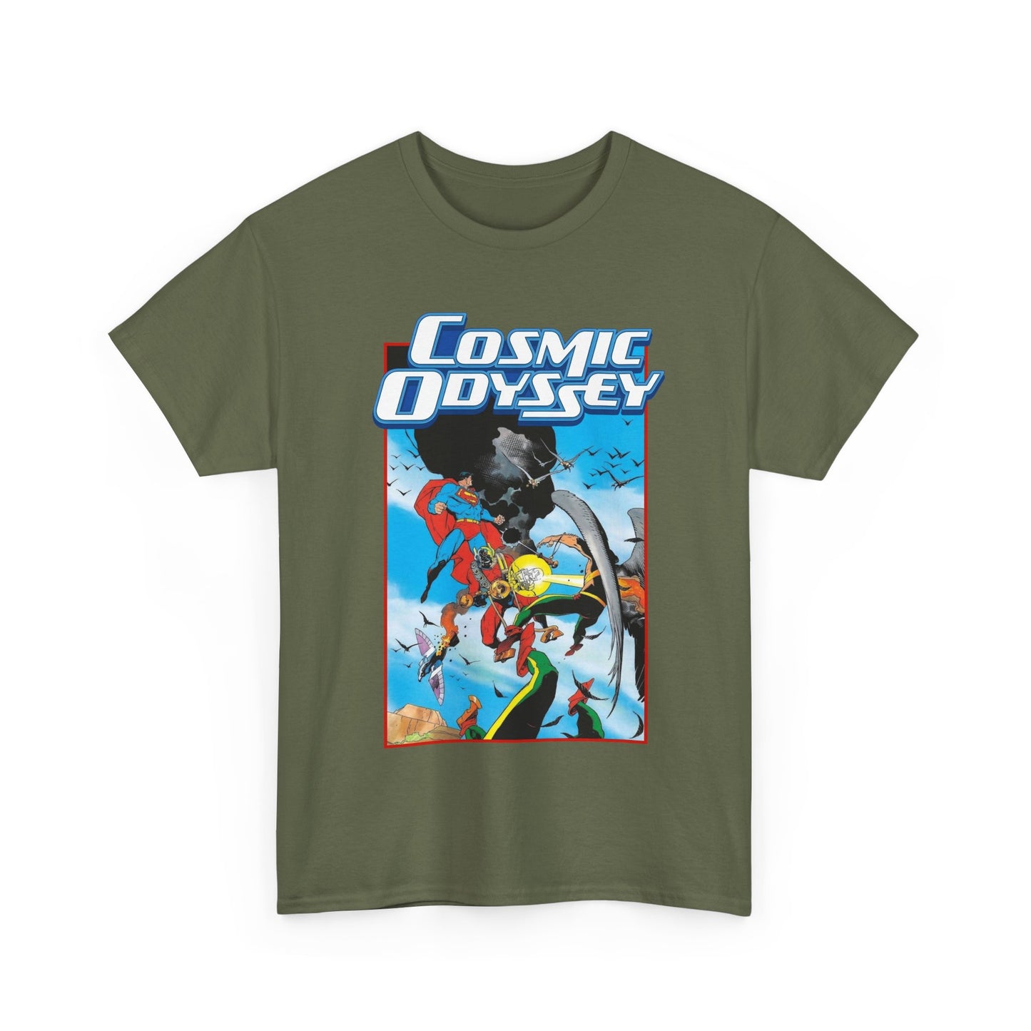 Cosmic Odyssey T-Shirt - Mike Mignola Art - Superman, Orion - DC Comics