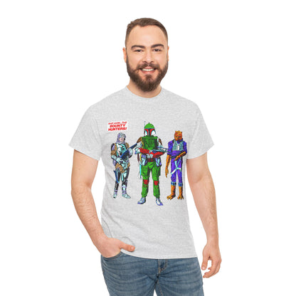 Boba Fett, Bossk, Dengar T-Shirt - Star Wars Bounty Hunters from Empire Strikes Back - Marvel Comics 1980s Art - Alternate Colors