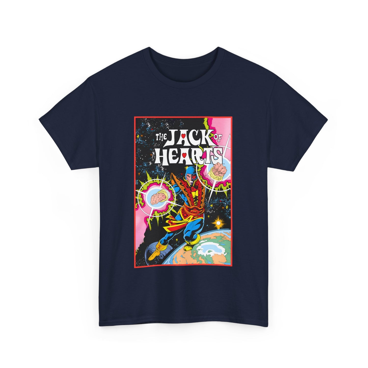 Jack of Hearts T-Shirt - Marvel Comics - Avengers Member - She-Hulk Beau - Zero Fluid - Popular 80s Character