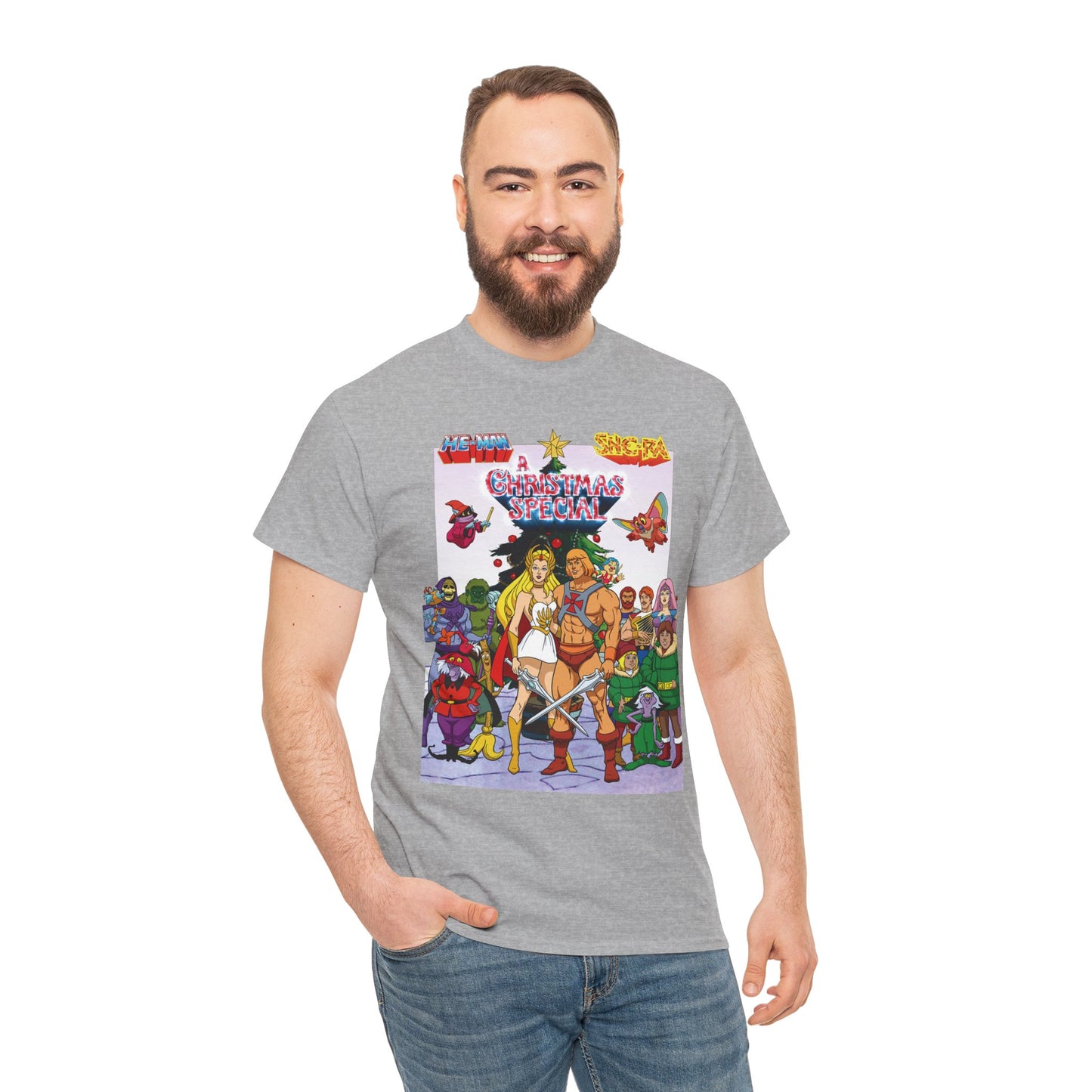 He-Man & She-Ra: A Christmas Special T-Shirt - Masters of the Universe, Princess of Power - Skeletor, Fisto, Orko, Kowl, Madame Razz - Filmation