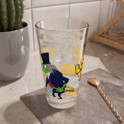 Bugs Bunny Jekyll Hyde Pint Glass 16oz Looney Tunes Dr Jekyll Mr. Hyde Cartoon Glassware Halloween Barware Vintage Retro Nostalgia Fan Gift