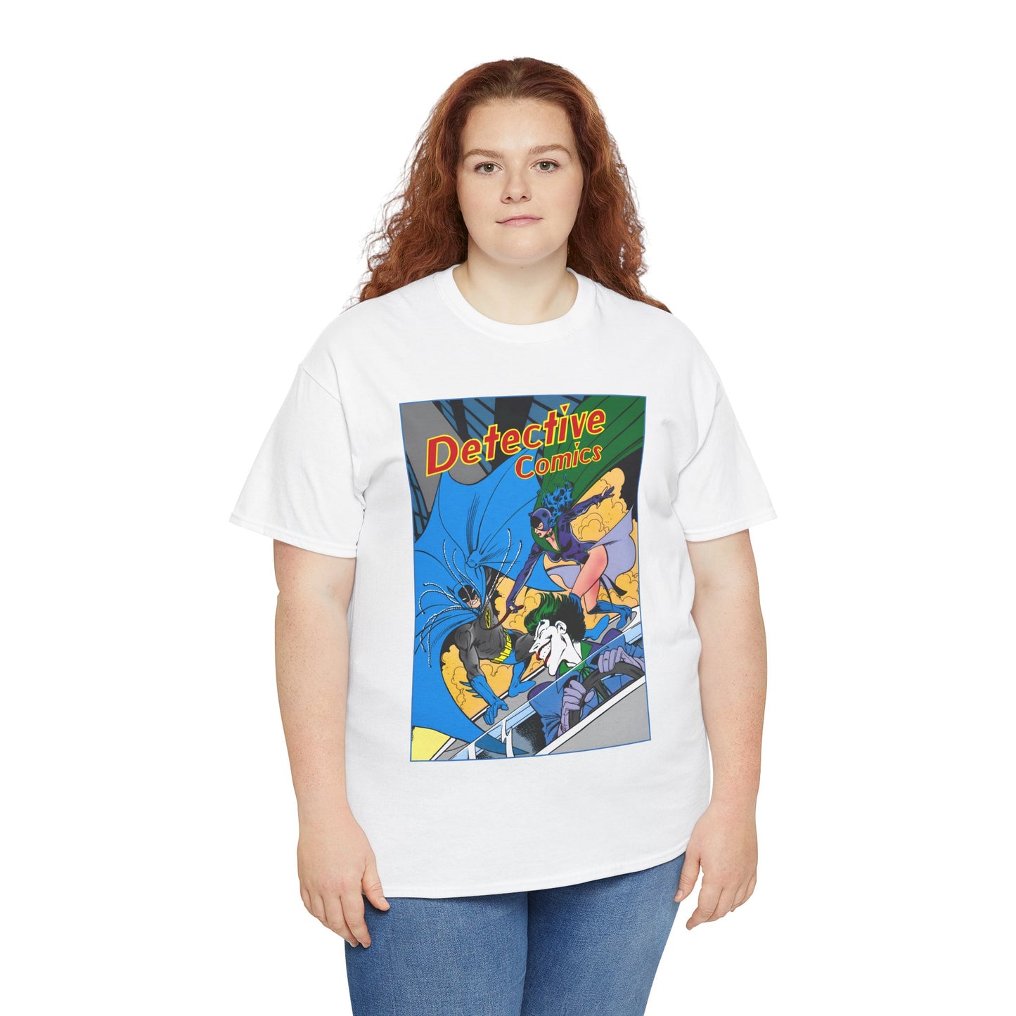 Detective Comics #570 T-Shirt - Alan Davis Art - Batman, Catwoman & Joker - DC Comics