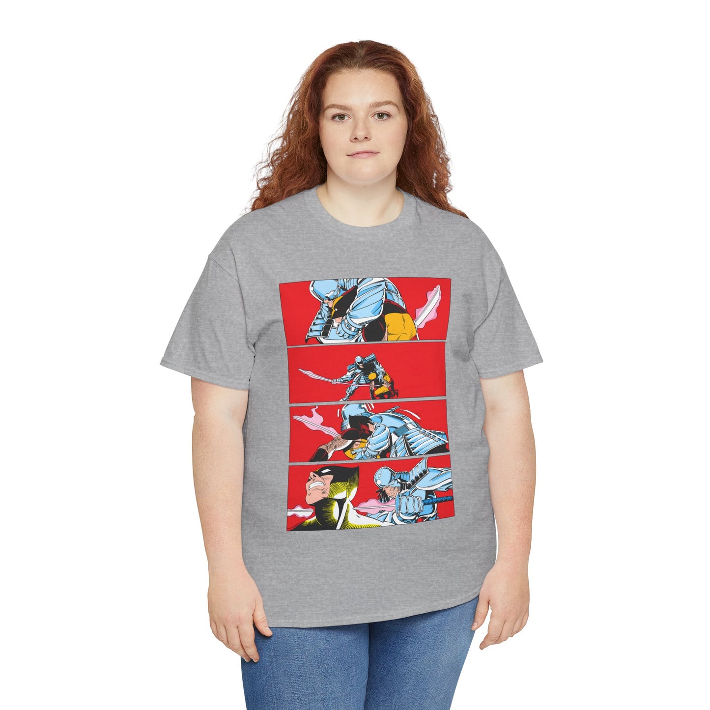 Wolverine Vs Silver Samurai Fight Page 2 T-Shirt - Uncanny X-Men #173 - Marvel Comics