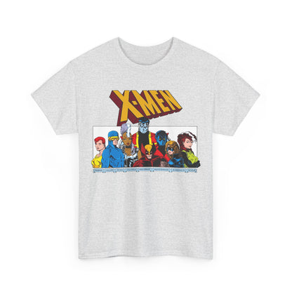 X-Men T-Shirt - Arthur Adams Art - Cyclops, Nightcrawler, Storm, Wolverine, Shadowcat, Phoenix (Rachel Summers), Colossus, Rogue - Marvel Comics