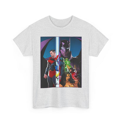 Kingdom Come T-Shirt - Dan Mora Art - Batman/Superman World's Finest Cover - Superman, Batman, Wonder Woman, Green Lantern, Robin, Flash - DC Comics