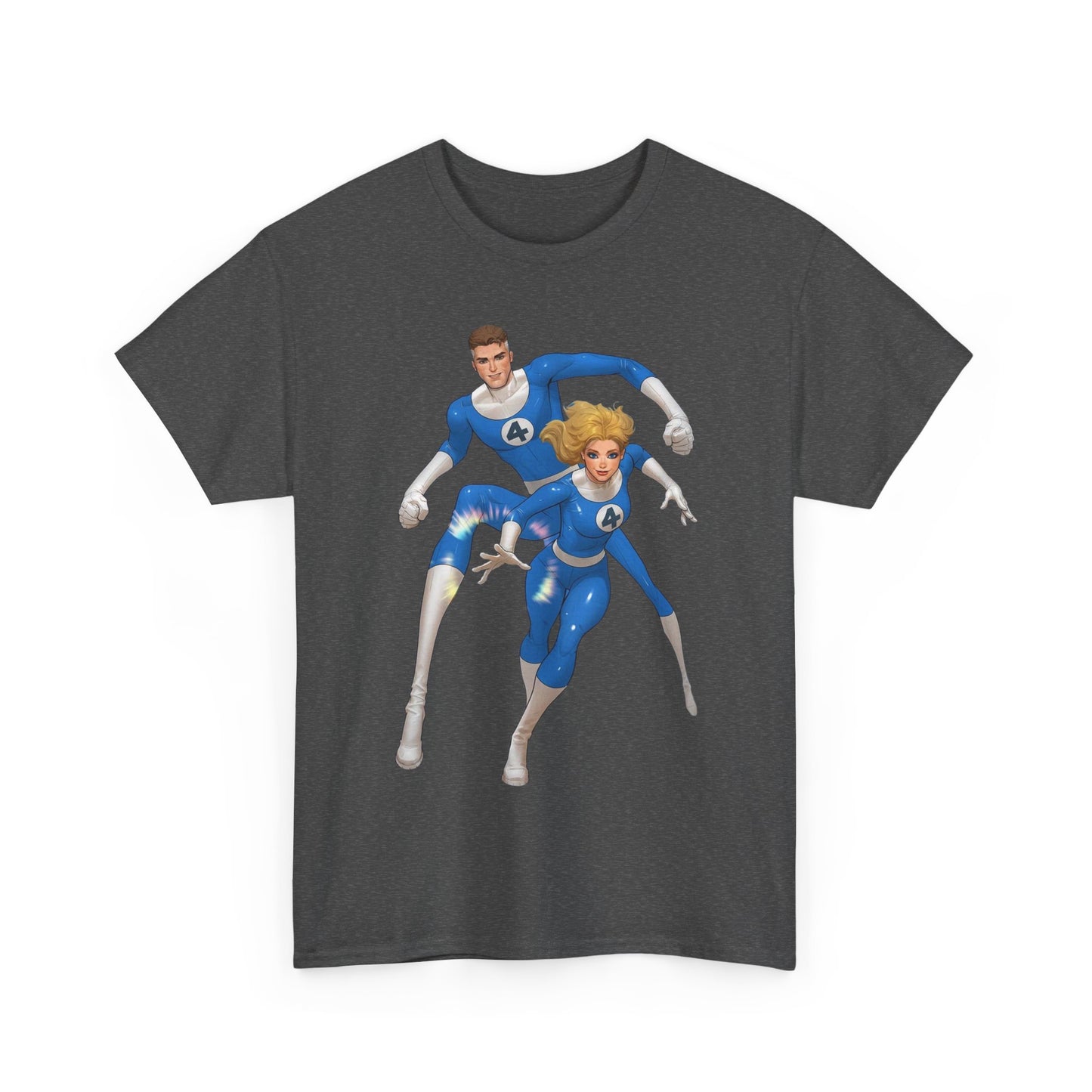 Mr. Fantastic & Invisible Woman T-Shirt - David Nakayama Art - Fantastic Four - Marvel Comics